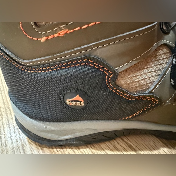 Pacific Mountain Men’s Hiking Boots Size 9 Brown Outdoor Trail Boots Waterproof - Picture 3 of 11